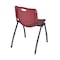Cain Cain Round Table & Chair Set, Wood, Metal, Plastic Top, Mahogany TB42RNDMH47BY - alternate 6